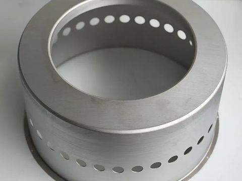 6061-T6 lightweight aluminum structural forming part for power transmission equipment with anodized surface.